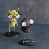 hey!   I'm waiting for you on Etsy. only one is available.   #bug #timburton #beetle #bugtoys #insecttoy #insectart #artdoll #тимбертон