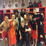 I love you guys! Congratulations! Happy Birthday @mitch23elijah. God bless you! #MiaSanMia #FCBFCP #da27