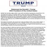 BREAKING: President Trump announces he has received a letter from the DOJ signaling he will be arrested and indicted for January 6th  Yes, the same J6 where national guard troops were rejected by Democrats, where undercover FBI sources and DC PD offi