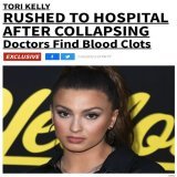30 y/o singer Tori Kelly is now hospitalized in serious condition due to blood clots after passing out during dinner  How many more young people need to die or be hospitalized from blood clots before we start imprisoning the people responsible for th