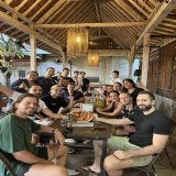 #Bitcoin pizza day with bunch of bitcoiners in Bali