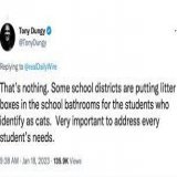 So, @TonyDungy deleted this transphobic tweet, but an on-air apology is one small step he should take to repair the damage done to #LGBTQ fox who have to endure this level of QAnon level quackery and lies. #SupportTransLives