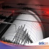 Gempa mengguncang Jakarta. Gempa berguncang pukul 16.50 WIB.