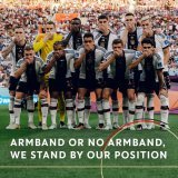 It wasn&rsquo;t about making a political statement &ndash; human rights are non-negotiable. That should be taken for granted, but it still isn&rsquo;t the case. That&rsquo;s why this message is so important to us.  Denying us the armband is the same 
