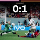 45 + 1 Min.  Pause. Kurz durchatmen und dann nachlegen!    0:1 #CRCGER #GER #WM2022