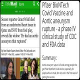 Fully &rsquo;d sports journalist Grant Wahl #diedsuddenly of an Aortic aneurysm, a known side effect caused by the Covid 19 Vaccine.   His wife was part of the Covid 19 medical advisory board- both were VERY pro-