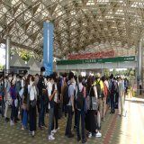 わーーーーお&hellip;  開門35分前&hellip;大変なことに&hellip;  #中山競馬場  #スプリンターズステークス