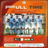 FULL TIME #LesVerts_A' #TeamDZ #123vivalAlg&eacute;rie  #LesFennecs #TotalEnergiesCHAN2022