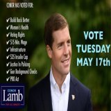 REMINDER: #PAPrimary is May 17th Vote #ConorLamb for #PASen! Conor has a voting record in support of the issues important to Pennsylvania families. He will help Biden get the job done! #DemCastPA #VoteBlue2022