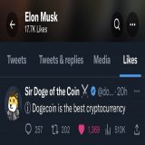\u24d8 @elonmusk continues to show his support for #dogecoin