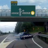 Turn right!!!! @elonmusk   Hashflag for #doge #dogecoin