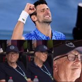Priceless: Bill Gates watching the unvaccinated Novak Djokovic win the Australian Open