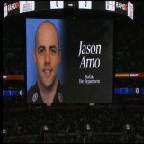 A lot of respect to the Bruins for honoring fallen firefighter Jason Arno during tonight&rsquo;s game, who lost his life tragically yesterday during a 4-alarm fire. My thoughts go out to his family, and his brothers and sisters with the Buffalo Fire 