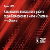 Кавазашвили высказался о&nbsp;работе судьи Безбородова в&nbsp;матче &laquo;Спартак&raquo;&nbsp;&mdash; &laquo;Факел&raquo;