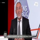 #AssautDuCapitole : « Les partisans de #Trump n'ont pas l'impression d'être dans une contre-vérité, dans une réalité parallèle (...) Ils ont supplanté complètement #QAnon » @durpaire, historien spécialiste des Etats-Unis #SensPublic