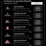 Giveaway Alert!If this #PrizePicks fantasy score slip goes 6/6 I will give away $100 to one lucky follower who likes, RT, and tags a friend! #DFS #GamblingTwitter #sportsbettingtwitter
