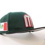 Mexico 2023 World Baseball Classic (WBC) New Era 59Fifty Fitted Cap in Dark Green, Black &amp; Gray Bottom.  -  Buy Here:   -  #Mexico #2023WorldBaseballClassic #2023WBC #WorldBaseballClassic #WBC #neweracap #ecapcityShow more