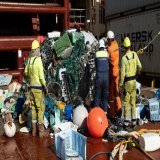 More than 90% of identifiable trash in North Pacific Garbage Patch comes from just six countries  Japan at 33.6%. China was next at 32.3% followed by South Korea at 9.9%. Next on the list was the U.S. at 6.5%, Taiwan at 5.6% and Canada at 4.7%.