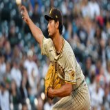The #Padres will play the #Mets in the #WildCard round, and #YuDarvish is getting ready for his Game 1 start. #MLBplayoffs2022 #プロ野球 #大リーグ  #ダルビッシュ有 #SportsLook