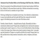 INBOX: @POTUS Biden on the #HalfMoonBay shooting: "For the second time in recent days, California communities are mourning the loss of loved ones in a senseless act of gun violence." And he reiterates his support for a new federal assault weapons ban