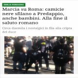 Mi chiedo come mai questo Governo che ha preso le distanze dal #Fascismo, blocca il #RaveParty a Modena e non blocca il raduno di migliaia di Fascistoni che inneggiano al Duce a #Predappio? #Ilfascismoeunreato