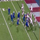 The moment you give away the ballgame. Arkansas vs Kansas, Autozone Liberty Bowl. #arkansasfootball #kansasfootball #CollegeFootball #overtime