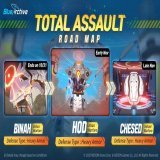 [Total Assault Road Map]  Introducing the November's road map!  The next Total Assault will have Hod (Urban Warfare), and towards the end of November, Chesed (Indoor Warfare) will be waiting for the Senseis!  #BlueArchive