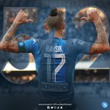 Marek #Hamsik's appearance in #NAPPSG means he has overtaken Giuseppe Bruscolotti at the top of the all-time Napoli appearance charts. 512 games - a true #Napoli legend!