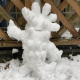 なんかできたシリーズ第2弾 #大雪警報 #東京 #奥多摩