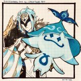 day 16 of #Dottoween2022: creature pet &ldquo;woe, plague be upon ye&rdquo; &mdash; #dottore #GenshinImpact #原神