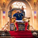 ???????????????? ???????????? ???????????? ????????????̂????????   Ouverture du score des Bleus &agrave; la 44e minute !!   Gr&acirc;ce &agrave; ce but, @OlivierGiroud devient le ???????????????????????????????? ???????????????????????? de l&rsquo;hi