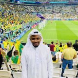 At Lusail stadium to watch Fabinho and Alisson against Cameroon.  #FIFAWorldCup #Bra #Brazil
