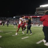 NC State planted its flag after defeating No. 17 UNC   (via @PackFootball)