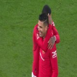 CASEMIRO FROM DISTANCE FOR HIS SECOND GOAL