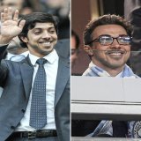 Man City owner Sheikh Mansour hadn't seen City play a competitive match since 2010 when they played Liverpool.  Yesterday, he watched them make history