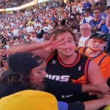 Suns fans after getting KD
