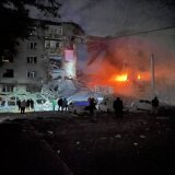 Ця їбана параша знов обстріляла Запоріжжя вночі. Бажаю русні пережити теж саме що й переживає уся наша рідна Україна. Ми переможемо, все буде Україно #Україна #RussiaTerroristState #UkraineRussiaWar #Запорожье