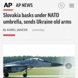 Словакия передаст ВСУ 10 из 11 своих истребителей МиГ, &mdash; Associated Press.  &laquo;Мы больше никогда не будем использовать МиГи. Они не имеют для нас реальной ценности. Если мы отдадим их Украине, они помогут спасти их жизни&raquo;, &mdash; ска