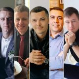 Every day, since the beginning of the war, a group of 5 volunteers delivered water&amp;food to Mariupol  Killed on 9 Mar when  \ud83c\uddf7\ud83c\uddfamissile struck their minivan   Mykola  Semykin 43yrs Stanislav Burdun 25yrs Stanislav Yelisieyev 24