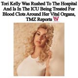 BREAKING:  American Singer, Tori Kelly, was rushed to the hospital and is being treated for blood clots surrounding her vital organs.  How many more healthy young people need to die, or become seriously injured, for you to believe us?  The COVID vacc