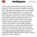 &ldquo;Everything other than #Bitcoin is a security.&rdquo;   Sounds like something Bitcoiners have been saying for a while now.