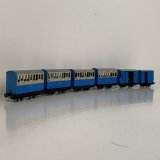 I'm selling my complete Skarloey coach rake + Cora!  All custom painted by myself, the majority being built from kits - I hope they can find a good home!  Take a look on eBay: