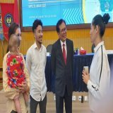 3 Kazahstan's Students in Yogyakarta State University plus the baby AISHAH :) Dubes @fadjroeL Targetkan 100 Mahasiswa Indonesia Kuliah S1, S2, S3 di #Kazakhstan  #Tajikistan 2023 dan sebaliknya ~ #IniDiplomasi #RintisKemajuan #3YearsIndonesiaKazakhst