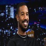 .@michaelb4jordan just learned that the @nbcsnl staff has been taking naps with a life-size pillow of him for the last 10 years. #FallonTonight