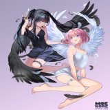 Moekko and Maï take on their divine forms in this new MOE KORE illustration by @Gokuchan , our goddesses of moe in DevilAngel ver.