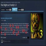 Fazfact #22!  During the development of FNaF 3, Scott made a post on the steam page talking about how &ldquo;Beta testing was successful.&rdquo; The post included some occasional double letters, which spelled out &ldquo;My name is Springtrap&rdquo; w