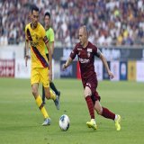 &times;  .@andresiniesta8 の @visselkobe 退団発表により、来月行われるバルサとの親善試合は、@5sergiob 、@JordiAlba を含む21世紀のバルサを代表する三人が、揃って日本で別れを告げるスペシャルな試合となる。