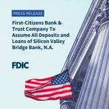 Today, we entered into an agreement with First-Citizens Bank &amp; Trust Company to purchase and assume all deposits and loans of Silicon Valley Bridge Bank, N.A.