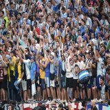 スタジアムはアルゼンチンファンの歌声で溢れています　  #Qatar2022 | #FIFAワールドカップ