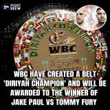 New belt on the line for Jake Paul vs Tommy Fury, who takes it? #PaulFury